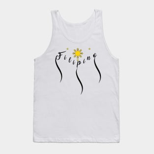 Filipino Flag Tank Top